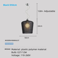 lustre moderne en acrylique pour décoration intérieure élégante