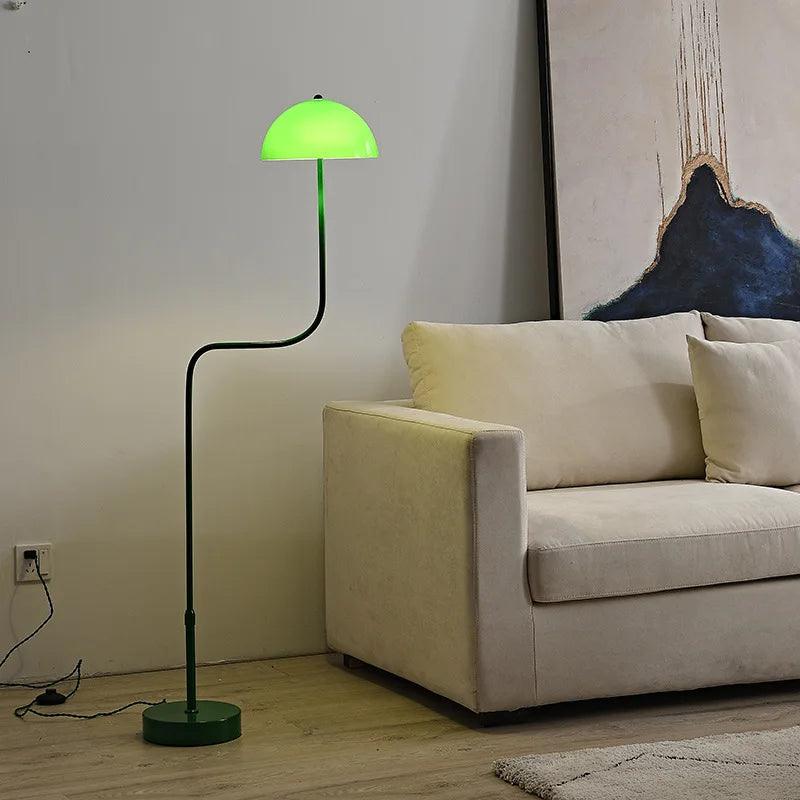 lampe à poser design en forme de germe de soja en verre - vue 3 sur 10