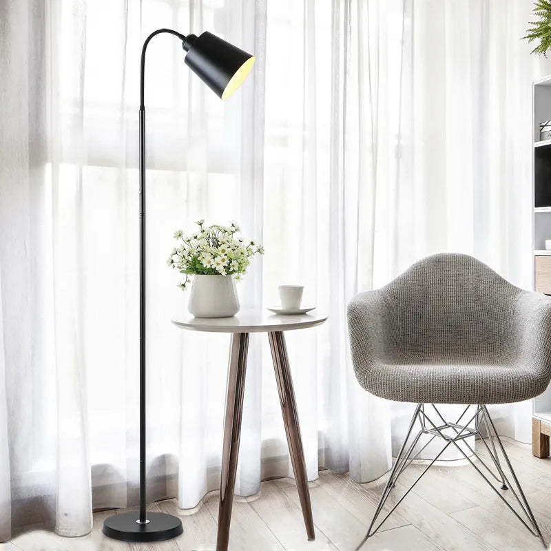 Lampadaire nordique minimaliste réglable lampadaires LED pour chambre salon bureau d'étude décor à la maison canapé lumière