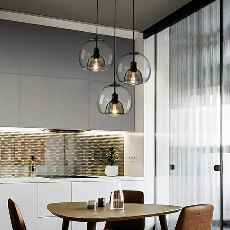 suspension led industrielles à 3 lumières - vue 3 sur 16