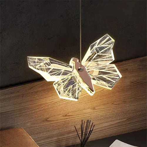 suspension en cristal nordique à led pour décoration moderne