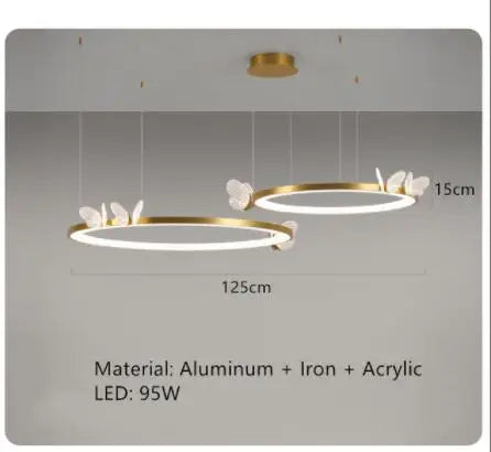 suspension design en acrylique pour décoration moderne de luxe - vue 9 sur 21