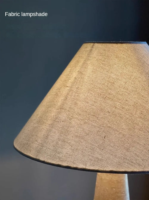 lampe à poser en pierre rétro design pour décoration intérieure - vue 4 sur 7
