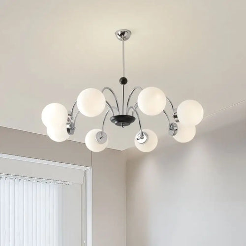 lustre rétro romantique avec protection des yeux et lumière douce - vue 2 sur 16