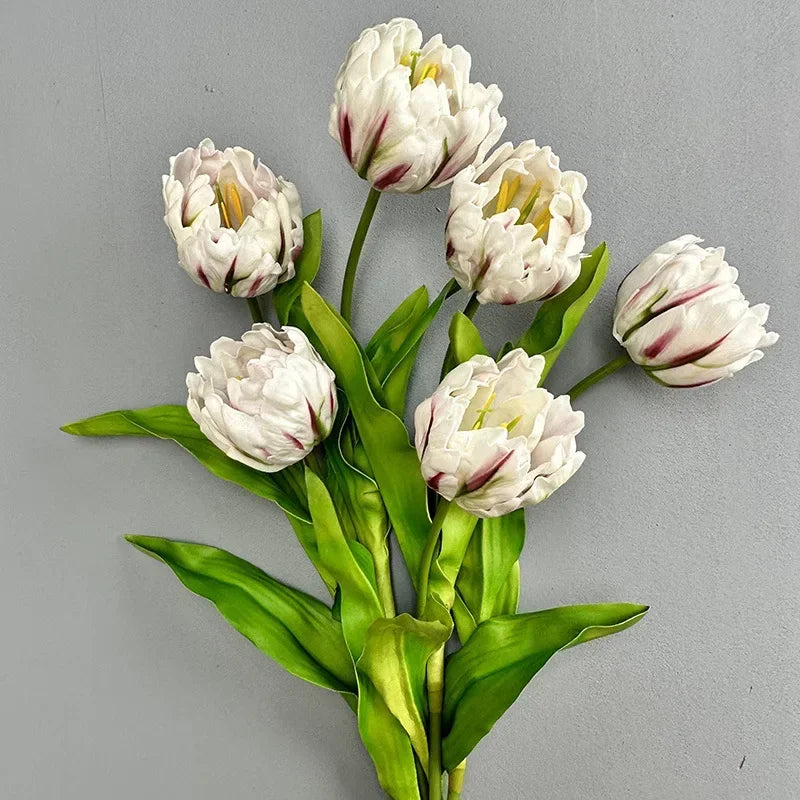 fleurs artificielles tulipes pour décoration festive et vacances - vue 3 sur 11