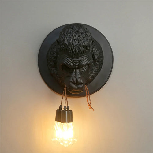 applique murale moderne en résine style art déco vintage lumineux - vue 2 sur 10