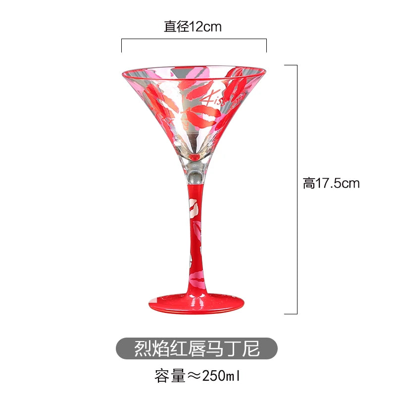 Verre a vin pied style nordique cocktail maison