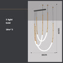 lustre en art déco design suspendu en led