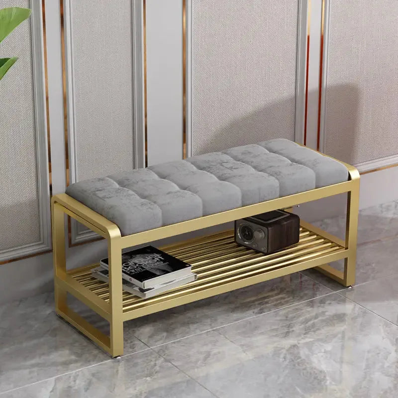 meuble à chaussures design en métal pour espace réduit - vue 7 sur 8