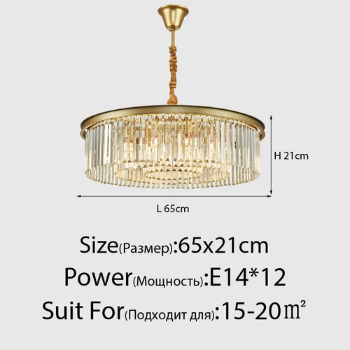 lustre en cristal de luxe style italien pour décoration intérieure - vue 14 sur 21