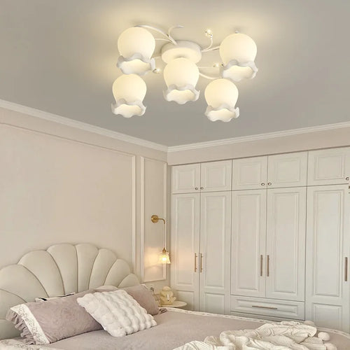 lampe de chevet rétro moderne style crème nordique 2024