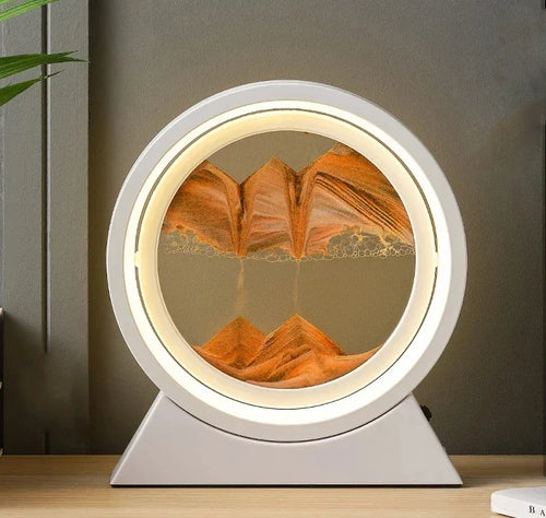 lampe de table créative avec sable mouvant 3D décoratif - vue 18 sur 24