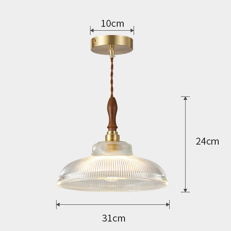 Suspension design conique en Verre Nordique Vintage - vue 6 sur 10