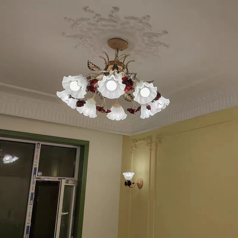 lustre rétro créatif pour restaurant vintage et salon romantique - vue 5 sur 9