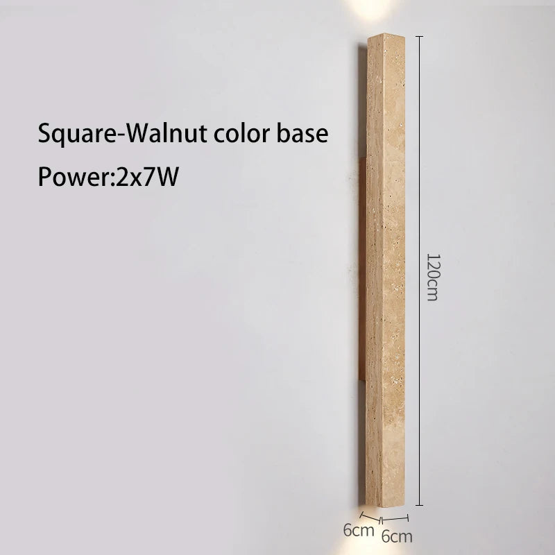 Applique murale longue Led en pierre - vue 21 sur 21