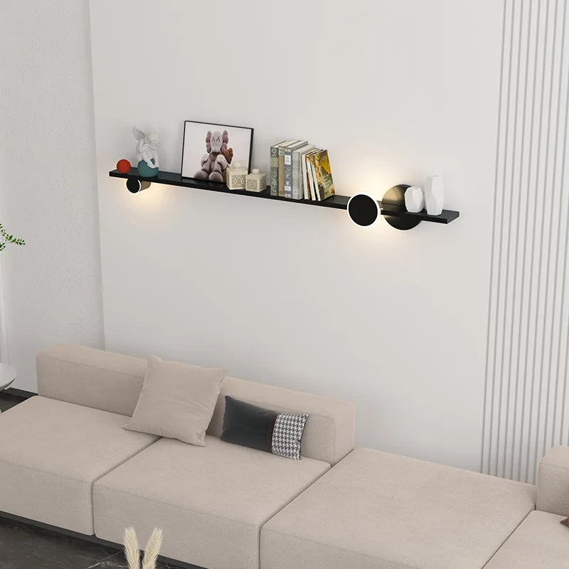 Applique murale led minimaliste 3000k en métal pour - vue 4 sur 10
