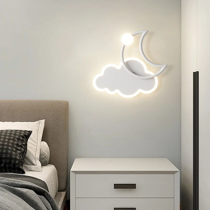 Applique murale led nordique moderne pour enfants créative minimaliste