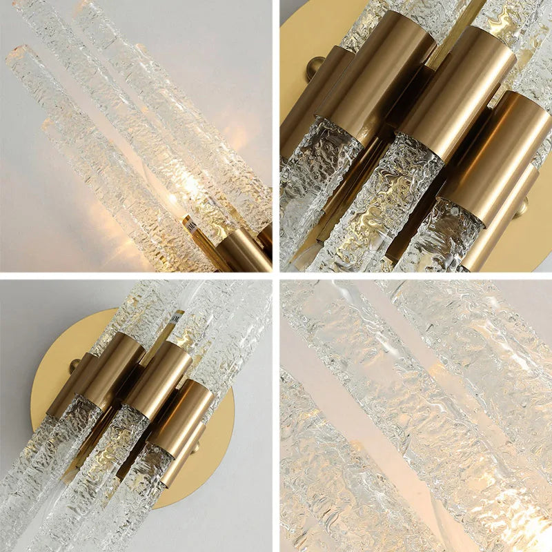 Ampoule led cuivre cristal moderne minimaliste