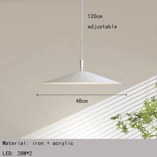 lampe suspension led minimaliste à gradation variable pour bar restaurant - vue 9 sur 8