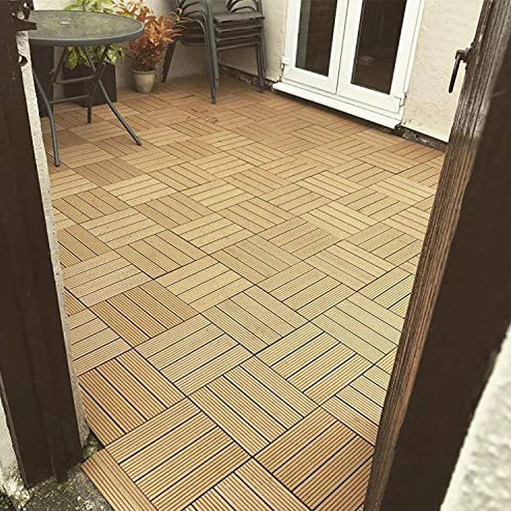 Dalles terrasse clipsables composite 30x30 cm lot 11 - vue 4 sur 6