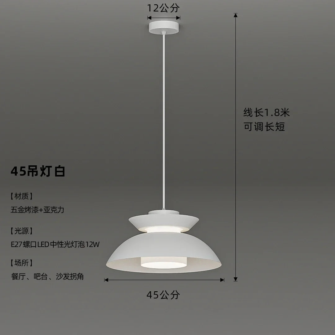suspension moderne design danois wabi-sabi pour espaces contemporains - vue 9 sur 11