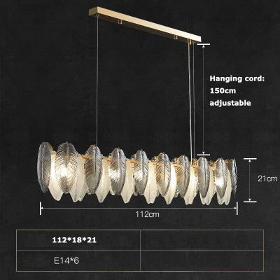lustre suspendu led art déco avec plumes blanches et grises - vue 13 sur 17