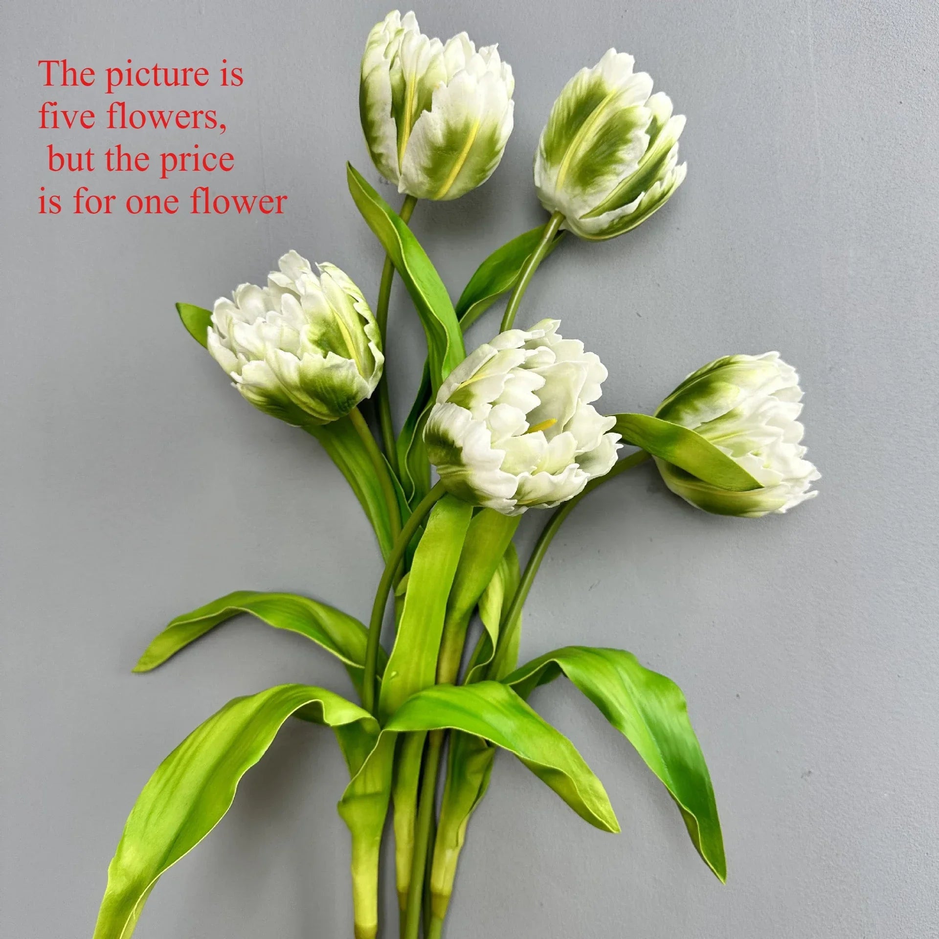 fleurs artificielles tulipes pour décoration festive et vacances - vue 8 sur 11