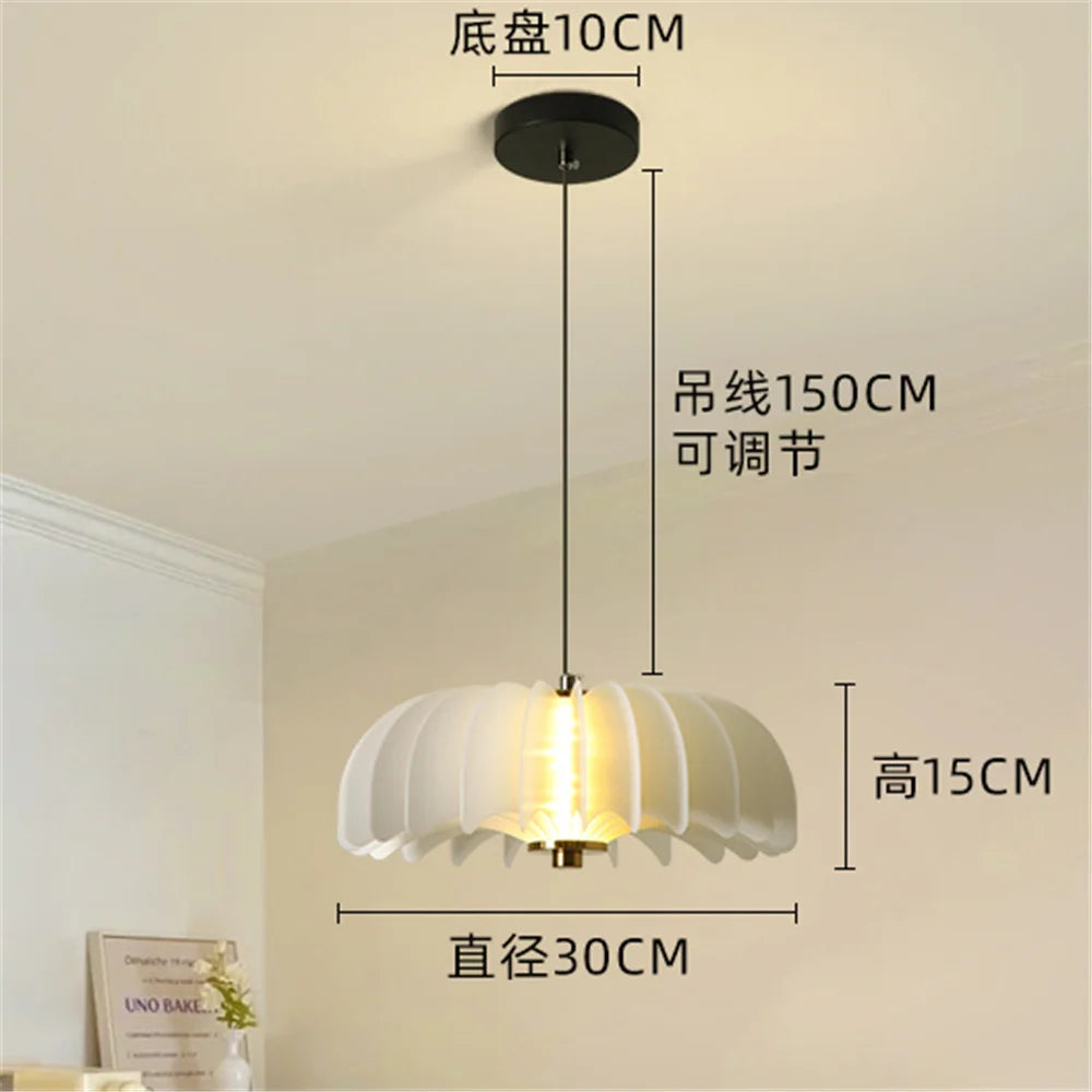 lustre à led citrouille design postmoderne pour décoration intérieure - vue 8 sur 9