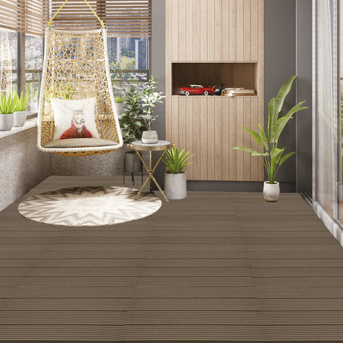lames de terrasse wpc clipsables effet bois 30x60