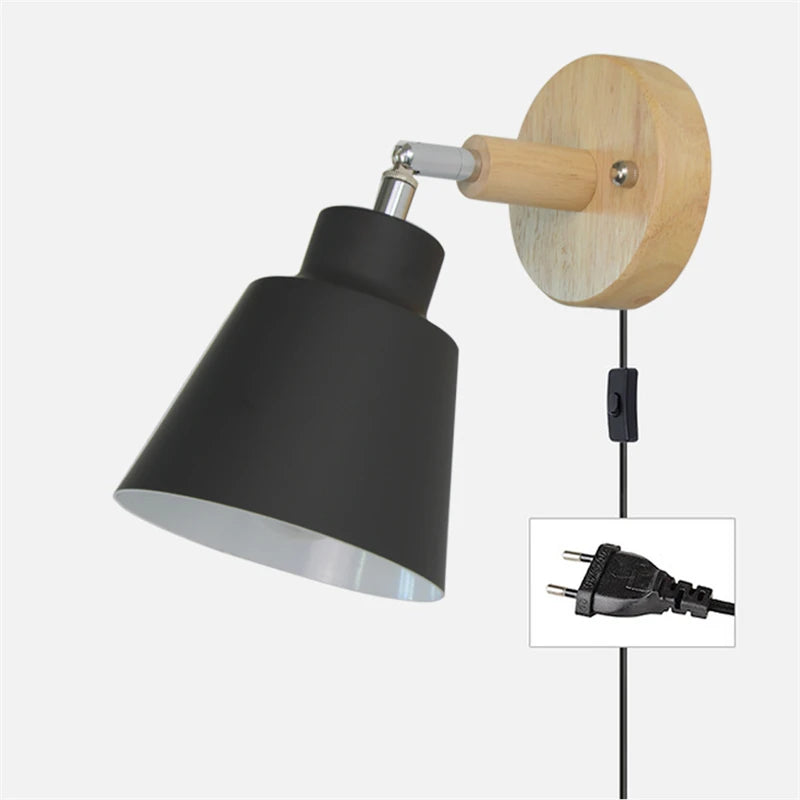 applique nordique rotative avec interrupteur prise ue/us macaron - vue 4 sur 23