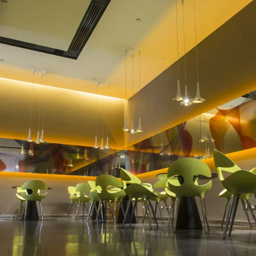 suspension en métal au design italien pour intérieur moderne - vue 5 sur 8