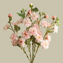 bouquet de camélias en soie pour décoration florale artificielle