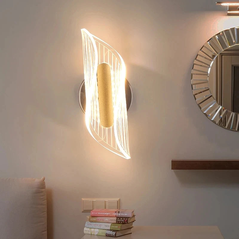 luxe acrylique applique murale led appliques murales - vue 3 sur 9