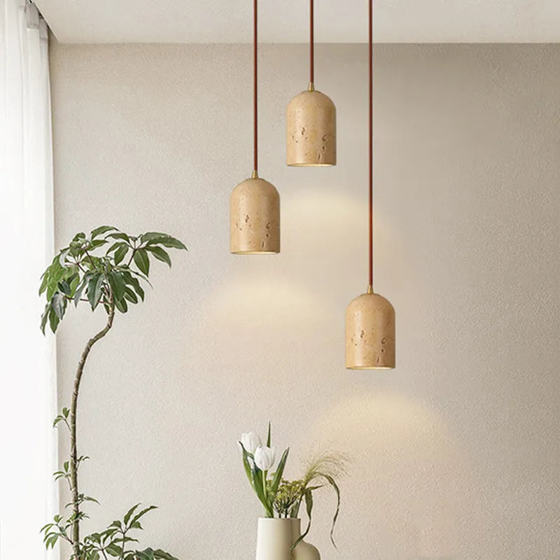 Lampe Japonaise Nordique Créative Rétro Suspendue - vue 3 sur 7