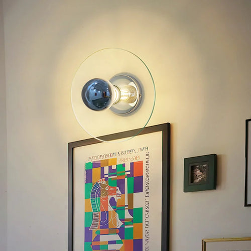 appliques murales modernes en verre pour décoration rétro élégante - vue 4 sur 8