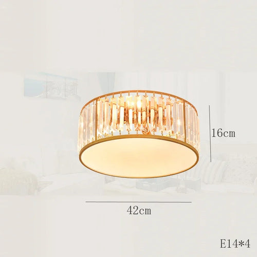 plafonnier led en cristal décoration intérieure moderne pour votre espace - vue 12 sur 12