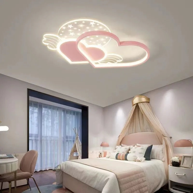 sandyha plafonniers led avec télécommande pour décoration intérieure