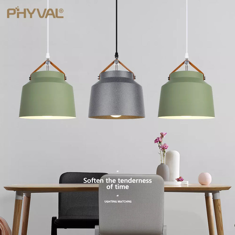 PHYVAL lampes suspendues modernes salle à manger cuisine Suspension lampes LED lumières nordiques pour chambre salon décor lustres