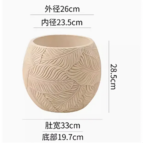 moule en silicone moderne pour pot de fleurs en béton léger et luxueux - vue 20 sur 22