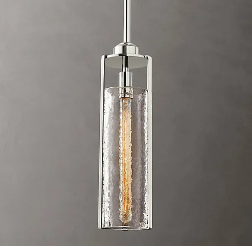 lustre en verre nordique style industriel pour décoration intérieure - vue 4 sur 10