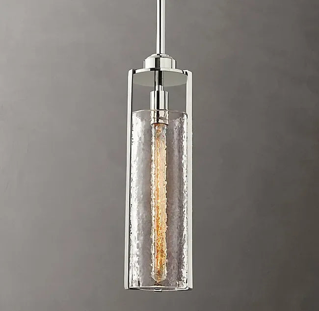 lustre en verre nordique style industriel pour décoration intérieure - vue 3 sur 10