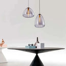 suspension en verre design nordique pour décoration intérieure moderne