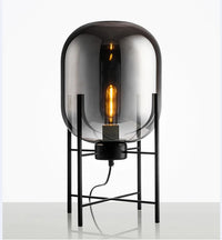lampe de table nordique postmoderne en verre pour décoration