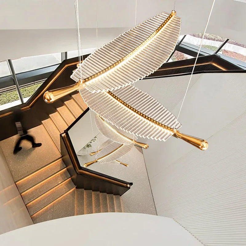 lustre suspendu en verre design pour intérieur élégant - vue 6 sur 20
