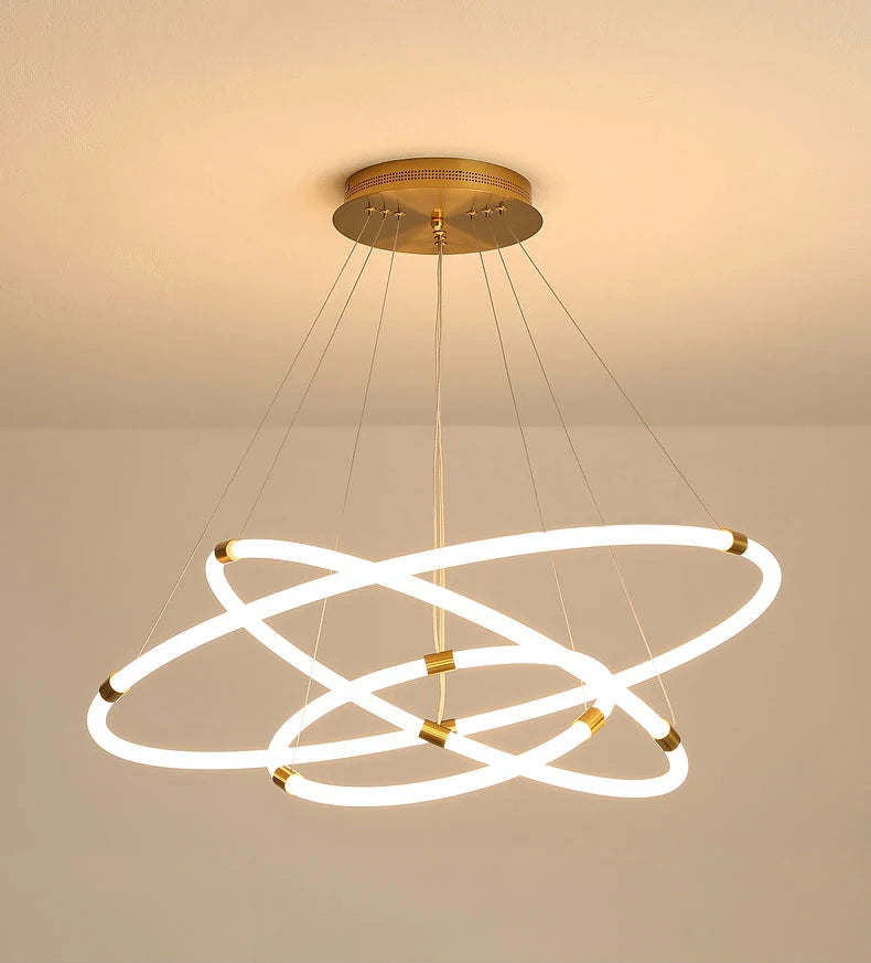 lustre moderne lumineux pour cuisine et salle à manger