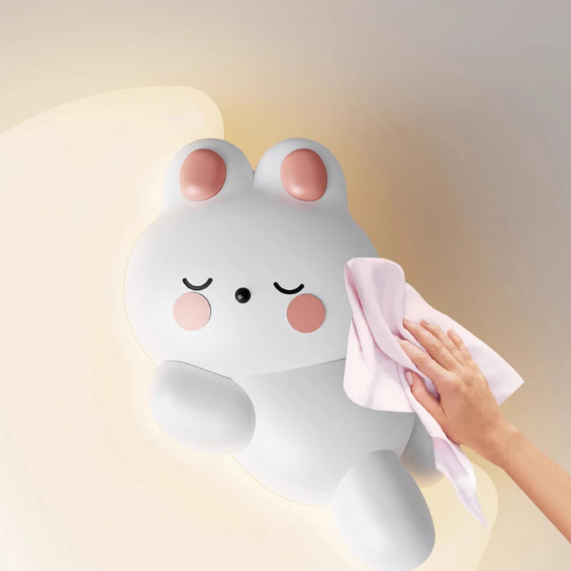 applique murale lapin mignon pour chambre enfant décoration moderne - vue 6 sur 10