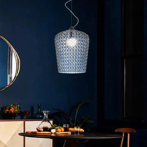 lampe suspendue moderne en acrylique transparent pour divers espaces - vue 4 sur 11