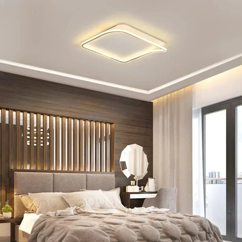 plafonnier moderne à leds pour décoration intérieure élégante et lumineuse - vue 4 sur 12