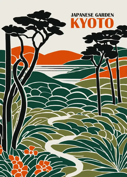 affiches vintage de la culture japonaise mont fuji décoration murale