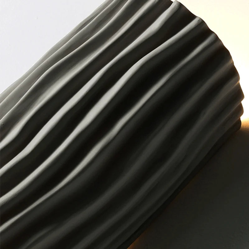 lampe d'ambiance artistique grille nordique en résine led rétro - vue 6 sur 10